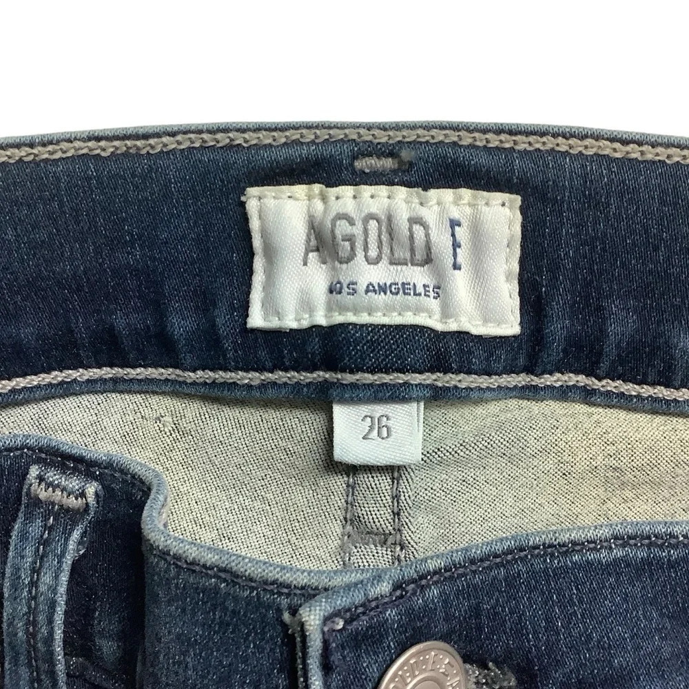 Agolde Sophie Crop Jeans Size 26 Dark Wash